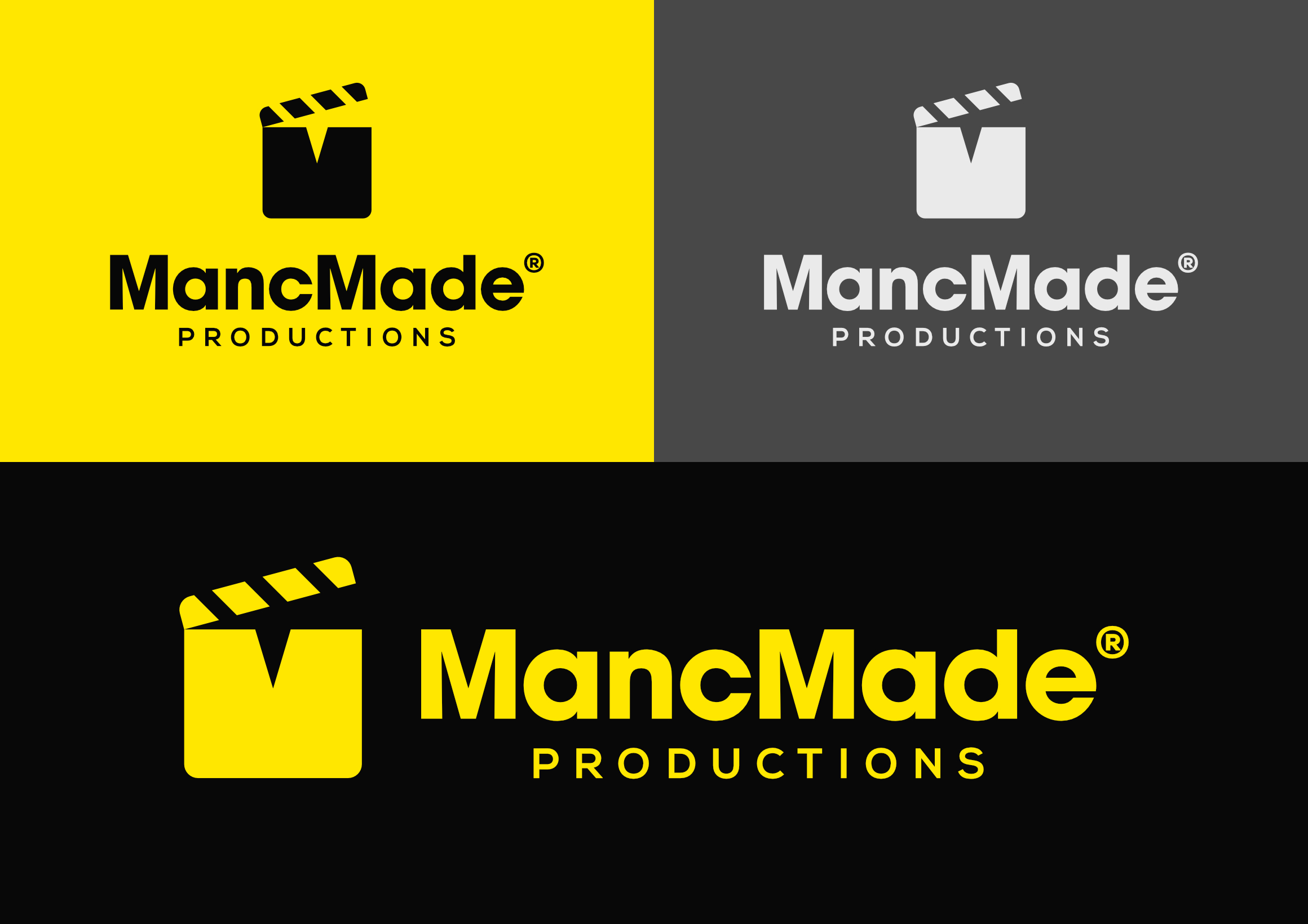 MancMade Monochrome Logos
